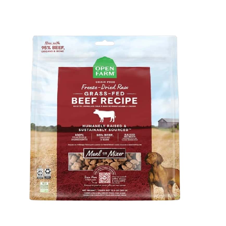 Open Farm 凍乾生肉狗糧 草飼牛 13.5oz (OFFDBF) (圖片2)