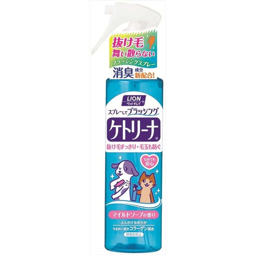 日本獅王LION Pet 清潔除浮毛 除臭天然芳香噴霧 200ml (貓犬用) (圖片2)