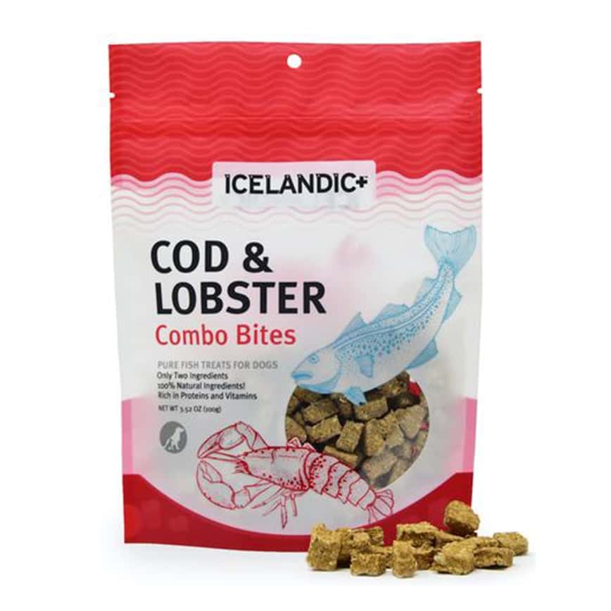Icelandic+ 狗小食 冰島鱈魚+龍蝦粒 3.52oz (ICECL) (圖片2)