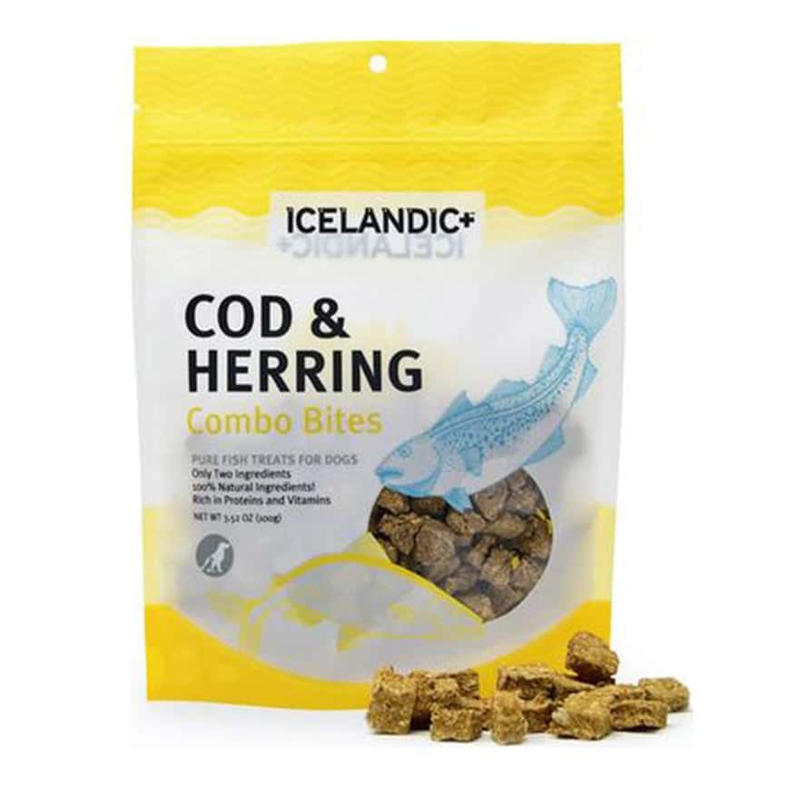 Icelandic+ 狗小食 冰島鱈魚+鯡魚粒 3.52oz (ICEHR) (圖片2)