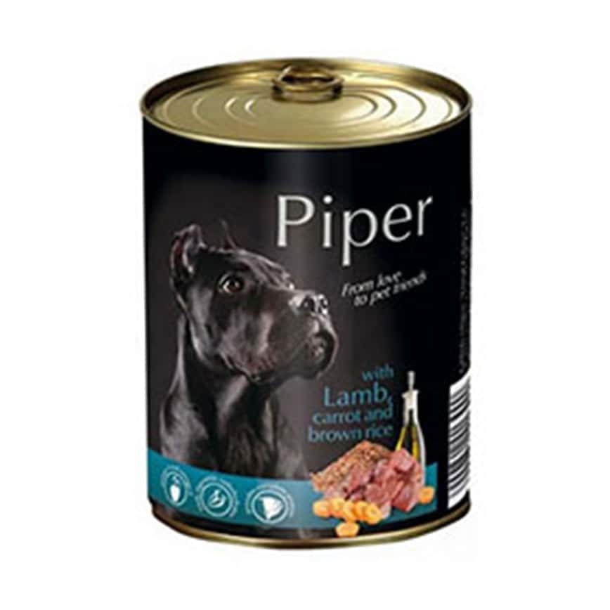 Piper 黑鑽狗罐頭系列 成犬配方 羊肉+甘筍+糙米 800g (PL800) (圖片2)