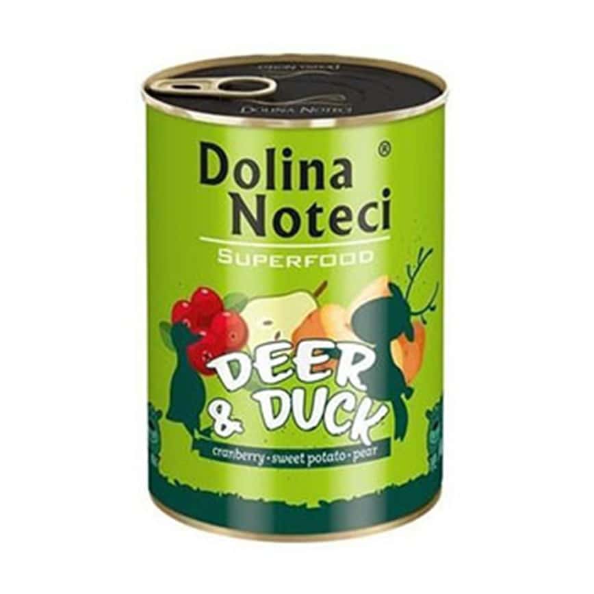 Dolina Noteci 狗罐頭 鹿+鴨 400g (DDD400) (圖片2)