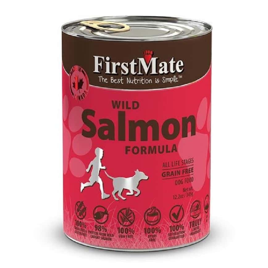 FirstMate 狗罐頭 無穀物野生三文魚 354g (圖片2)