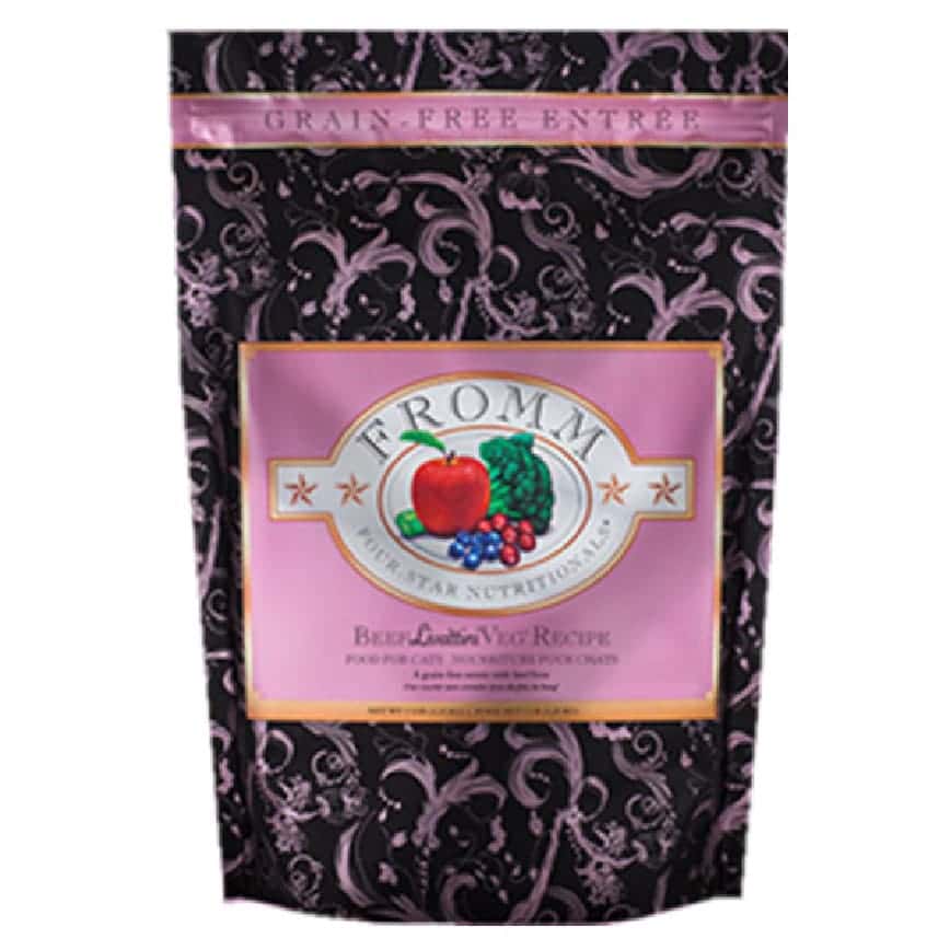 Fromm福摩 貓糧 無殼物全貓糧 牛肝牛肉蔬果配方 15lb (圖片2)
