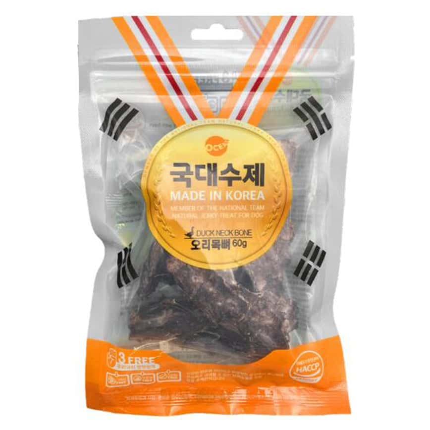 韓國風乾健康天然 狗零食 鴨頸肉 60g (N-024) (圖片2)