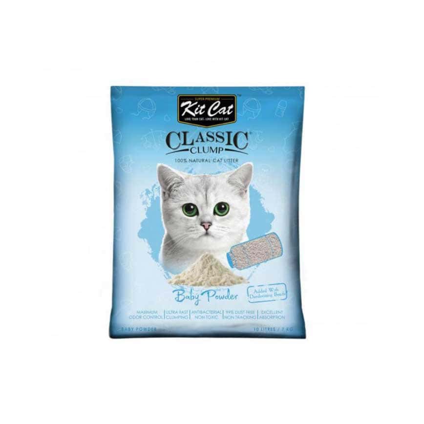 Kit Cat 天然凝結貓砂 爽身粉味 10L (KC-002) (圖片2)