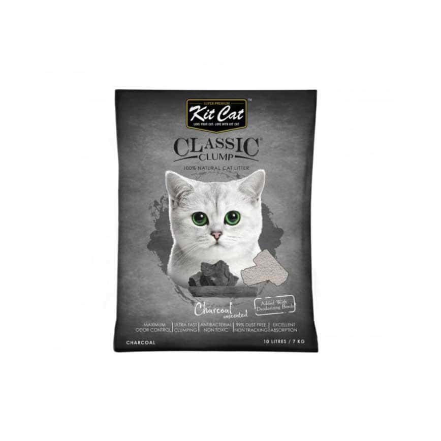 Kit Cat 天然凝結貓砂 竹炭味 10L (KC-008) (圖片2)