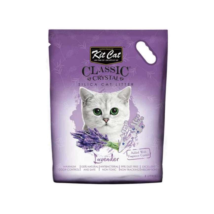 Kit Cat 天然 水晶貓砂 薰衣草味 5L (KC-103) (圖片2)