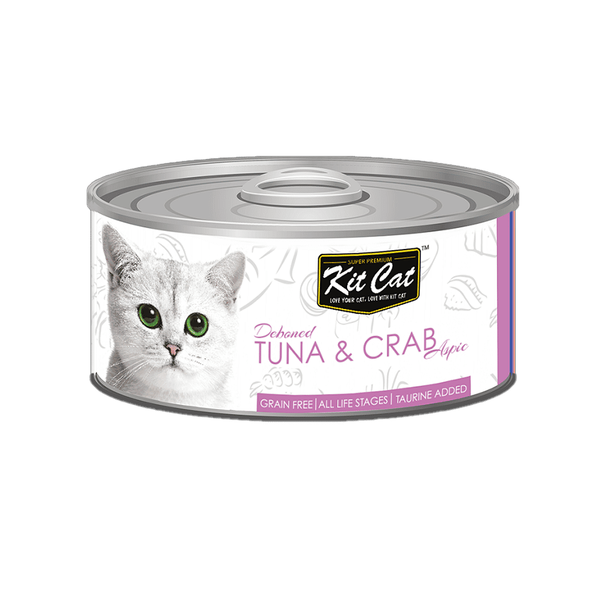 Kit Cat 無穀物肉凍貓罐頭 吞拿魚+蟹 80g (KC-2263) (圖片2)