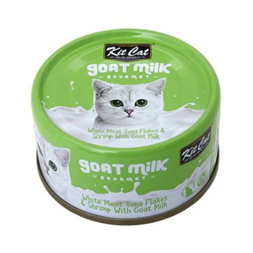 Kit Cat 羊奶貓罐頭 吞拿魚+蝦 70g (KC-2340) (圖片2)