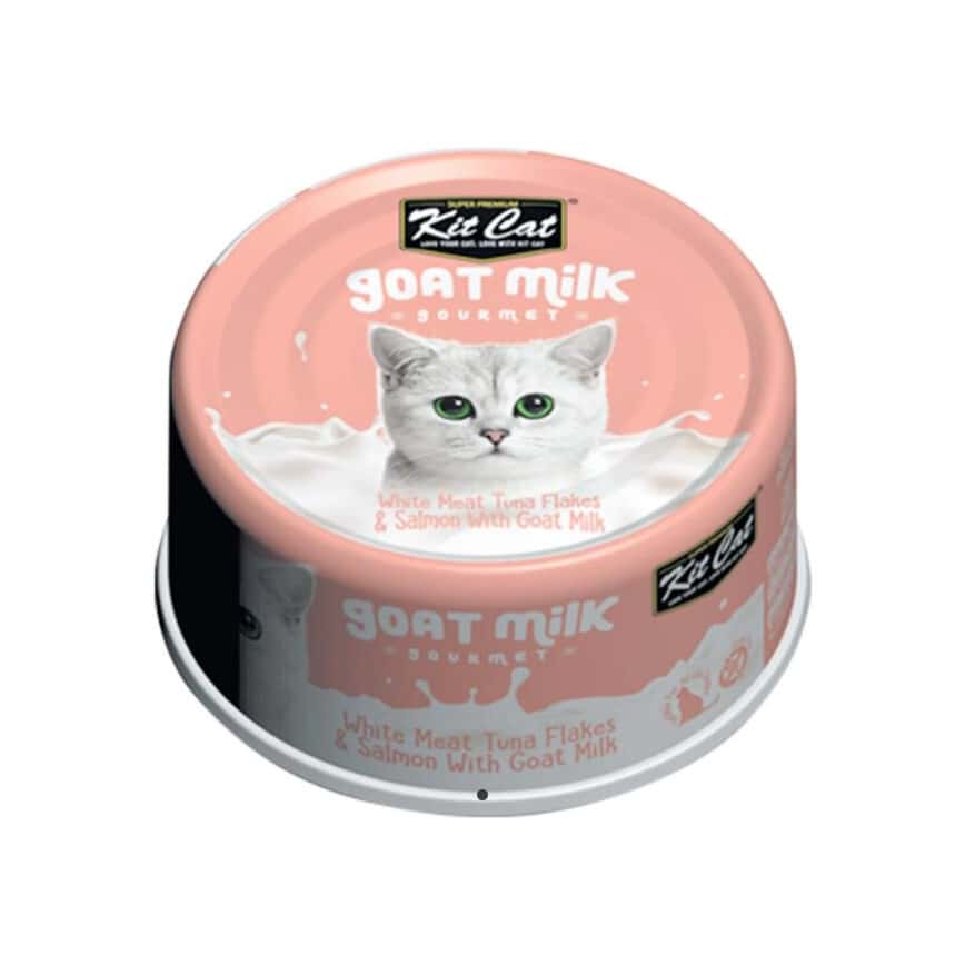 Kit Cat 羊奶貓罐頭 吞拿魚+三文魚 70g (KC-2296) (圖片2)