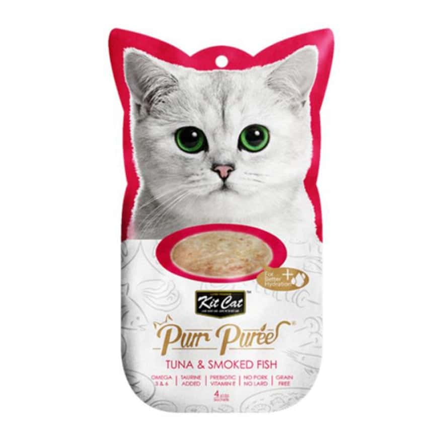 Kit Cat Purr Puree 養生肉醬 吞拿魚+煙燻魚 60g (KC-850) (圖片2)