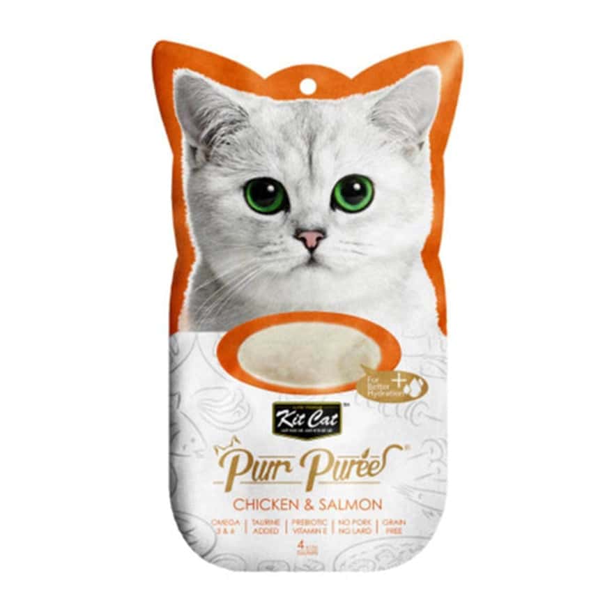 Kit Cat Purr Puree 養生肉醬 雞+三文魚 60g (KC-874) (圖片2)