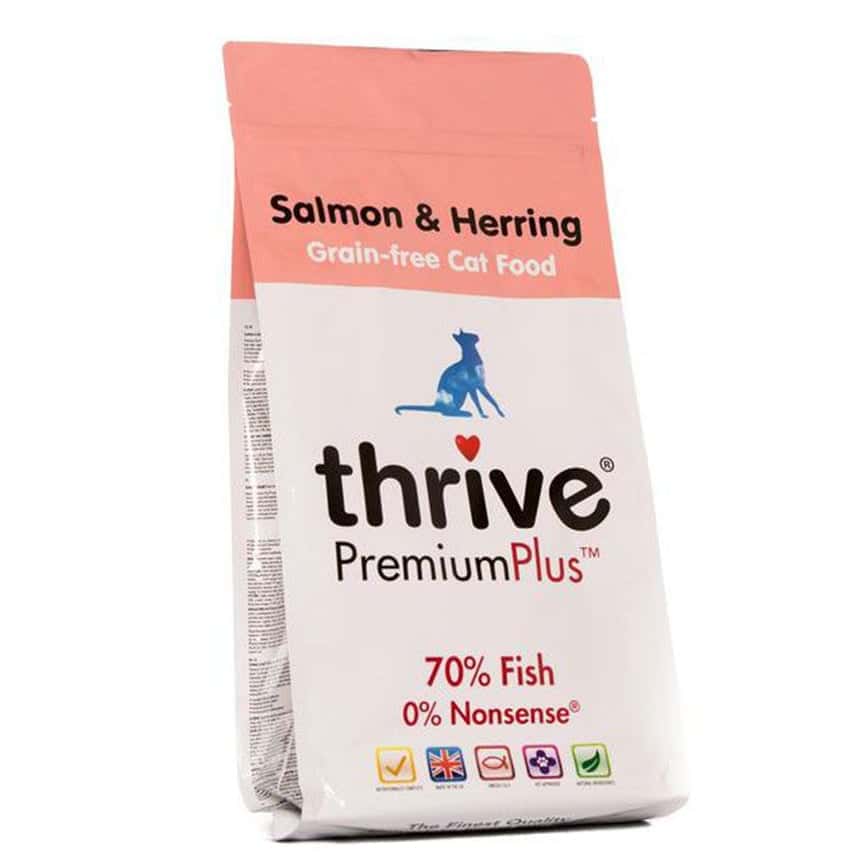 Thrive 貓糧 脆樂芙 無穀物貓糧 三文魚+喜靈魚 1.5kg (T_CF_SH) (圖片2)