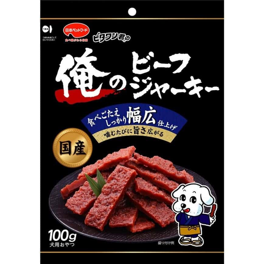 日本Vita One 狗零食 俺の牛肉乾 100g (圖片2)
