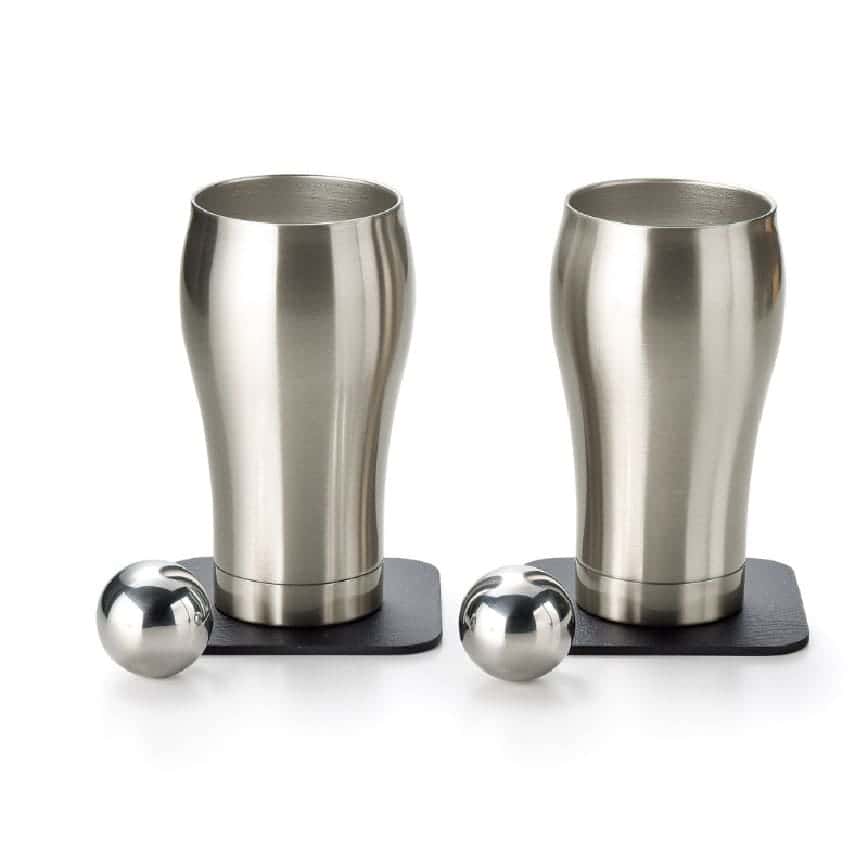 日本Gracia 真空酒杯 一套兩個 (GR-1379) (TBS) (圖片2)