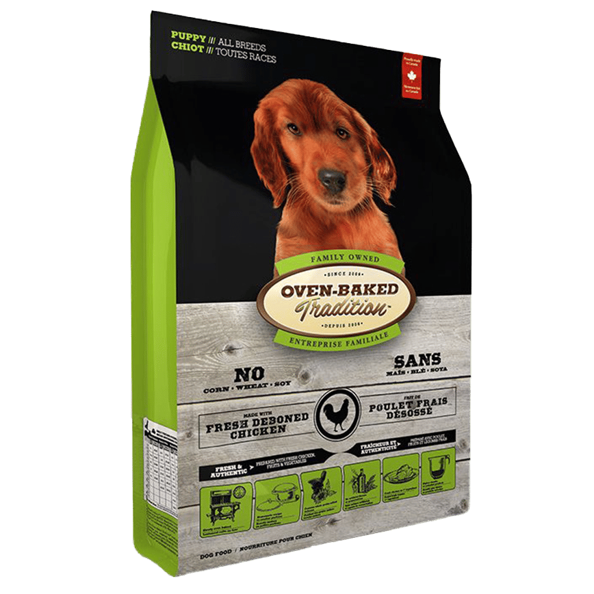 Oven Baked 狗糧 幼犬配方 大粒 25lb (綠色) (OBT_25P) (圖片2)