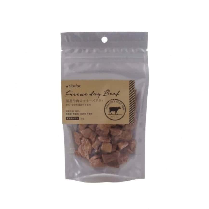 日本WHITE FOX 凍乾脫水 日本國產 牛柳粒 30g (貓用) (圖片2)