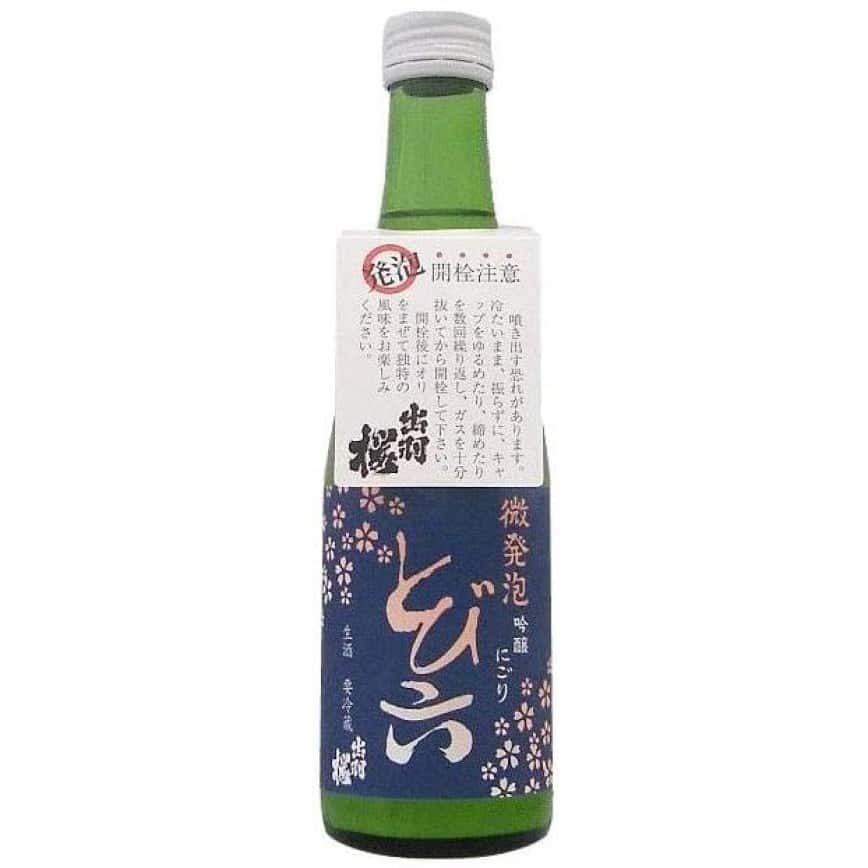 出羽桜酒造 出羽櫻 とび六Tobiroku 吟釀 薄濁 Sparkling Sake 發泡氣泡清酒 300ml - 金賞 (圖片2)