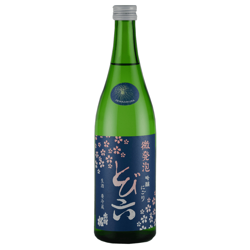 出羽桜酒造 出羽櫻 とび六Tobiroku 吟釀 薄濁 Sparkling Sake 發泡氣泡清酒 720ml - 金賞 (圖片2)