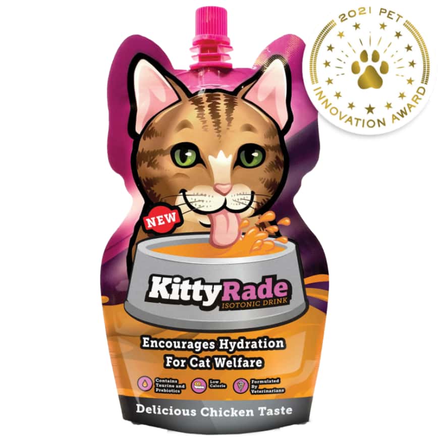 KittyRade 貓貓專屬等滲補水飲料 雞肉味 250ml (貓用) (KR250C) (圖片2)