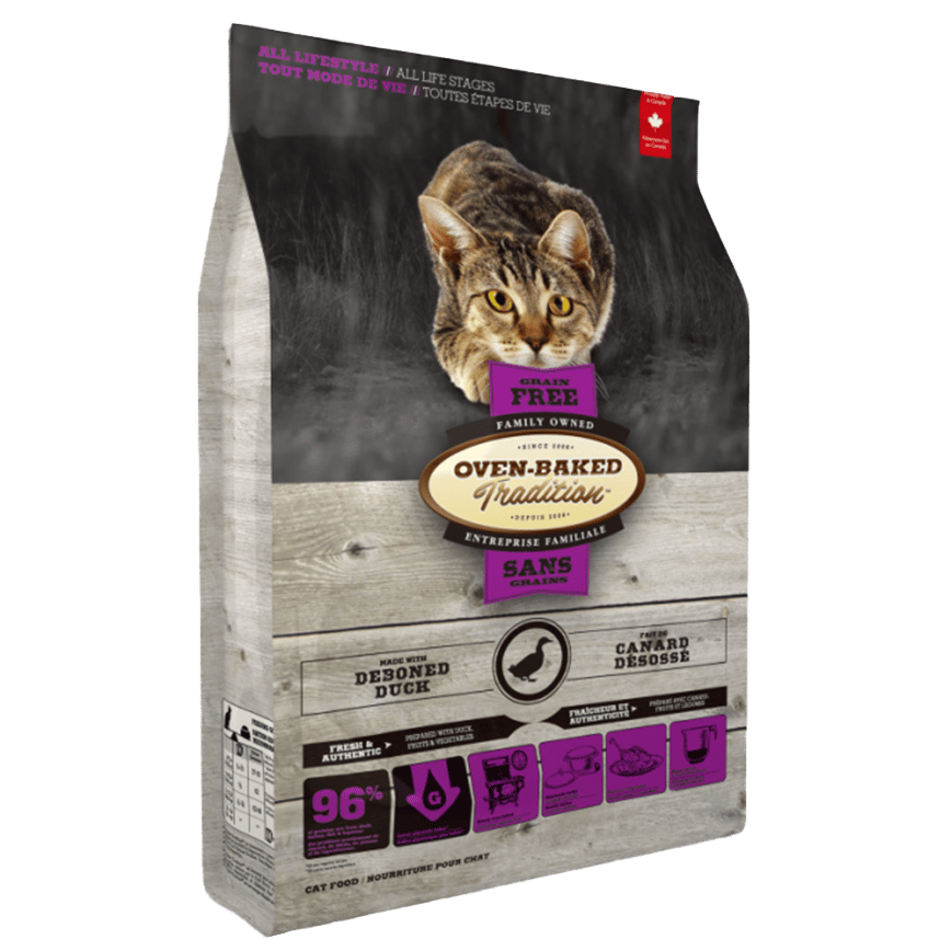 Oven Baked 貓糧 無穀物 鴨肉配方 10lb (OBT_C_10PPD) (圖片2)