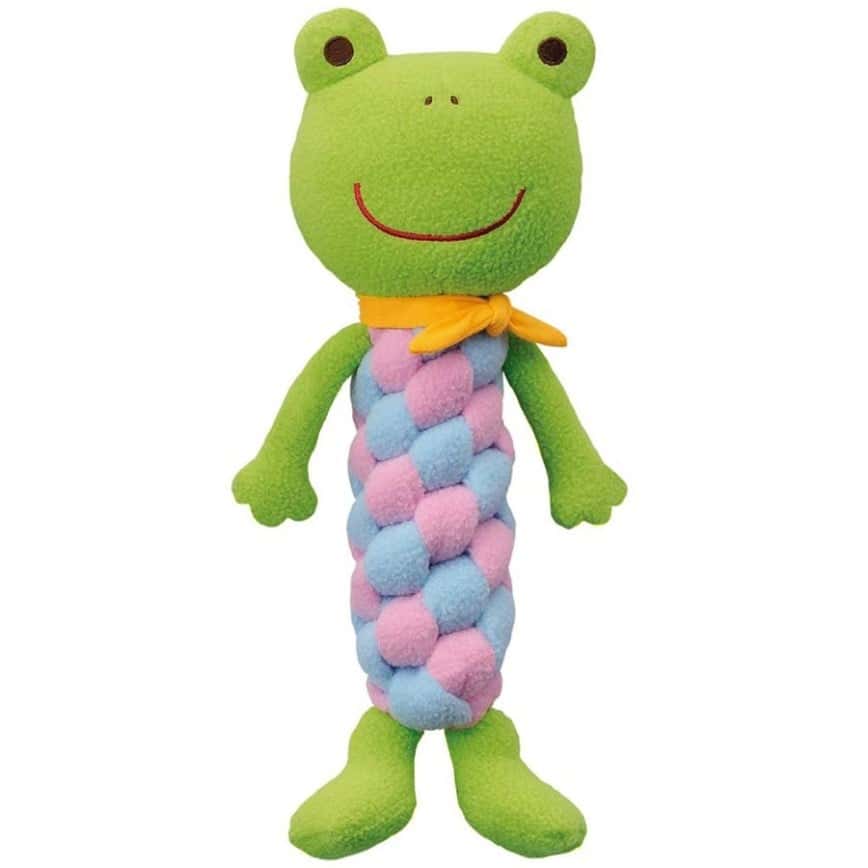 日本Bonbi ILOVEPETS Dental Animal 嚴選狗狗護齒玩具 青蛙 (圖片2)
