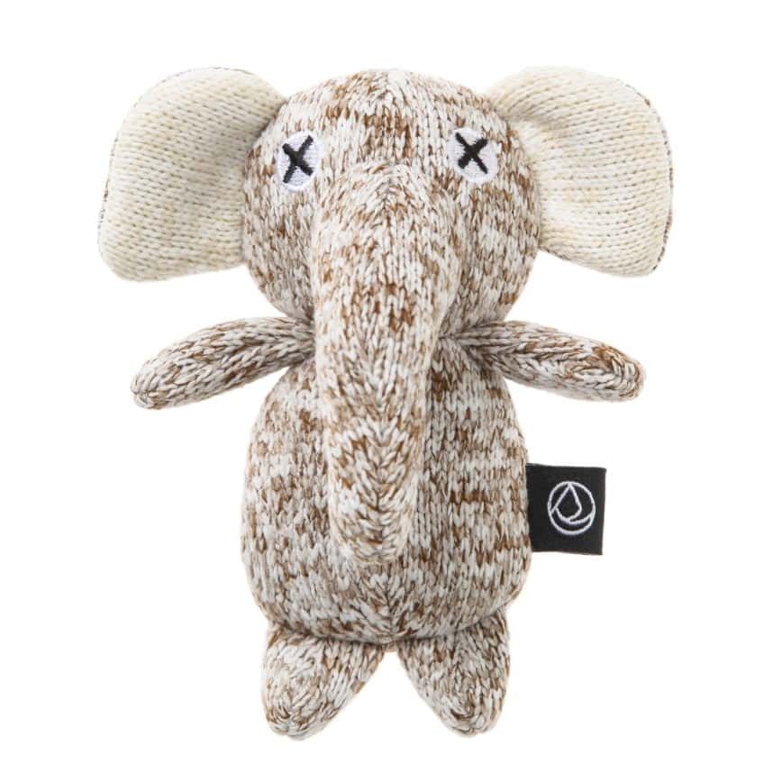 日本FAD 狗狗針織發聲玩具 小象 一個入 (圖片2)