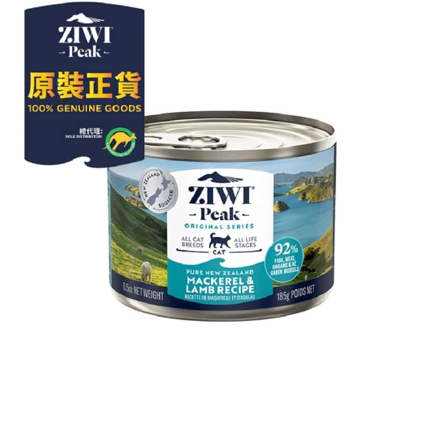 ZiwiPeak 貓罐頭 鯖魚及羊肉配方 185g (CCML185) (圖片2)