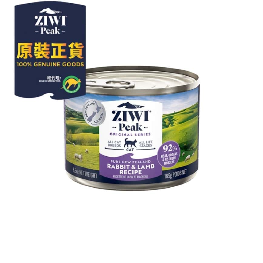 ZiwiPeak 貓罐頭 兔肉及羊肉配方 185g (CCRL185) (圖片2)