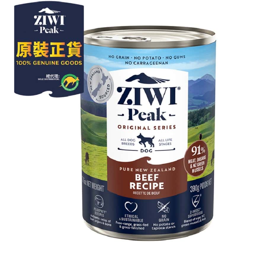 ZiwiPeak 狗罐頭 牛肉配方 390g (CDB) (圖片2)