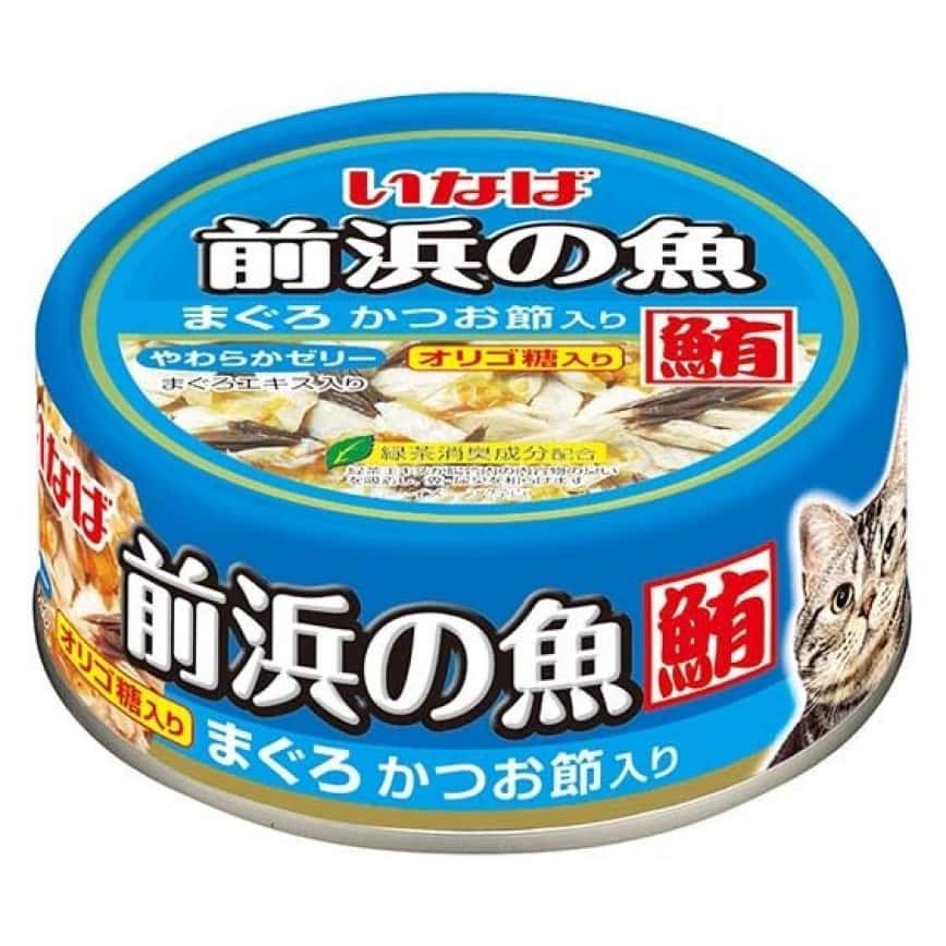 CIAO 貓罐頭 INABA 前浜の魚 金槍魚+鰹魚 115g (IWF-152) (圖片2)