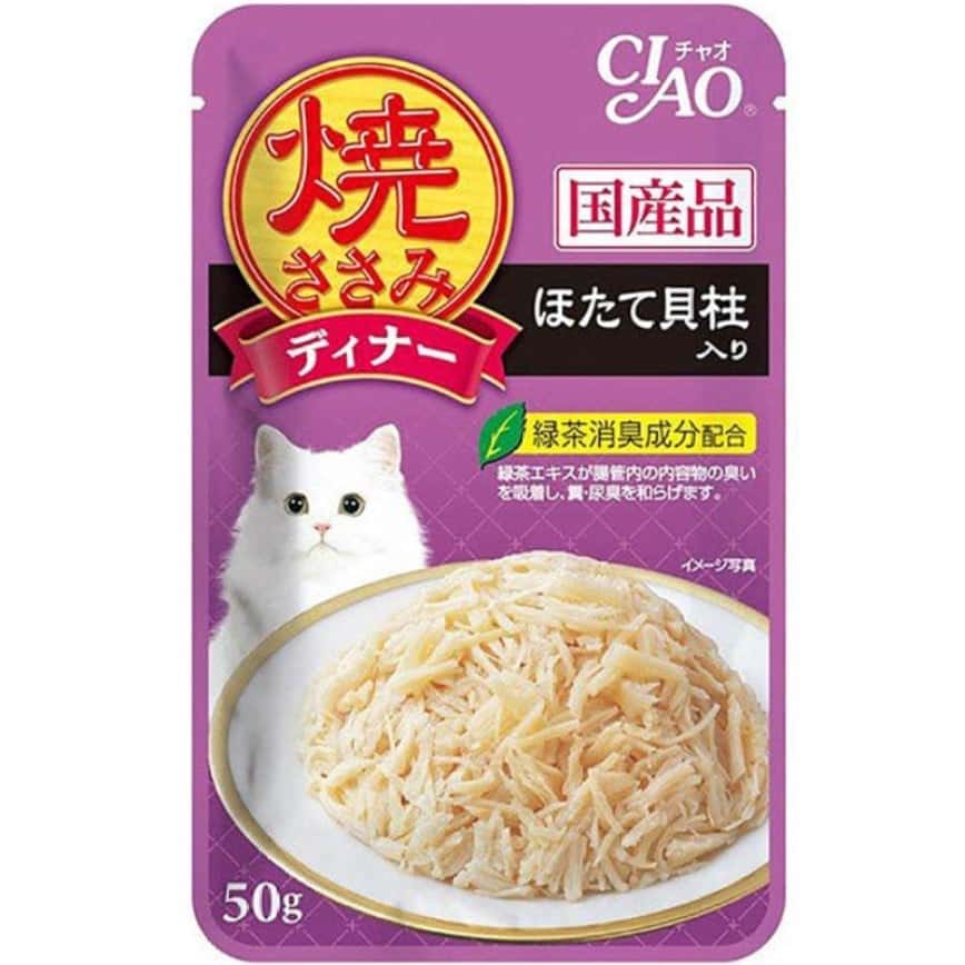 CIAO 貓濕糧 日本燒雞肉晚餐包 扇貝 40g (IC-282) (圖片2)