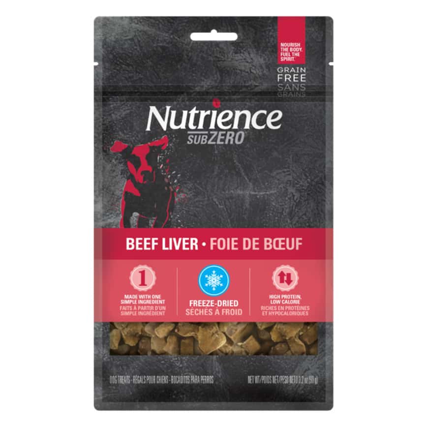 Nutrience SUBZERO 狗零食 凍乾脫水狗小食 鮮牛肝 90g (D6524) (圖片2)