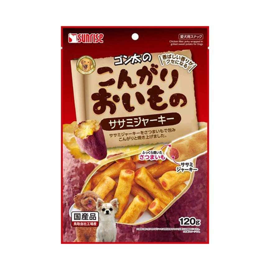 日本Sunrise 狗小食 番薯雞乾卷心條 120g (圖片2)