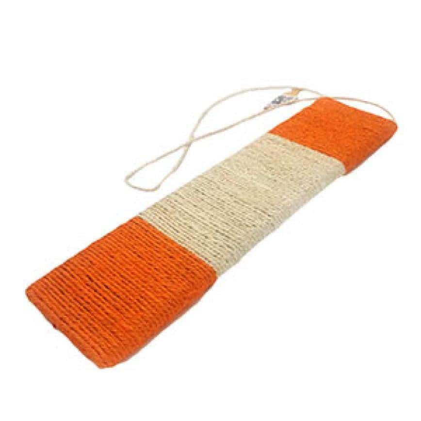 劍麻貓抓板 長方形 大 (兩端有色) (顏色隨機) (圖片2)