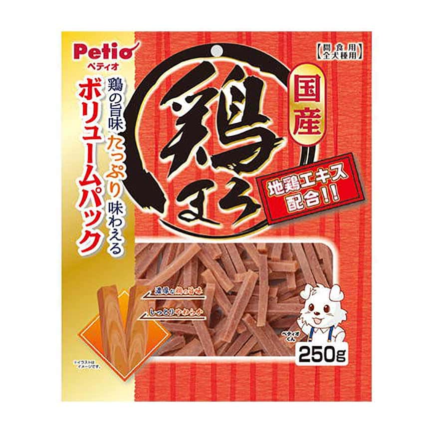 Petio 狗零食 日本產濃郁蒸雞條 原味 250g (90503104) (圖片2)