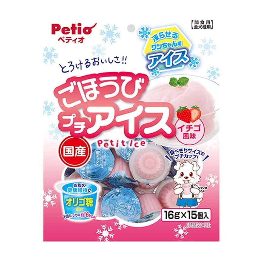 Petio 狗零食 日本產低卡路里 草莓味啫喱 90g (90502437) (圖片2)