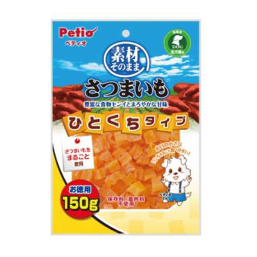 Petio 狗零食 天然原味 香甜高纖乾甘薯粒 腸胃健康 140g #A54 (90501813) (圖片2)