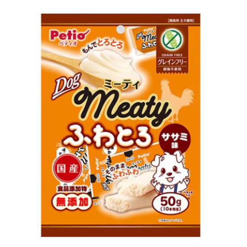 Petio 狗零食 Meaty 日本產 低敏無穀物 無添加 鬆軟雞胸肉肉醬 50g (90502552) (圖片2)