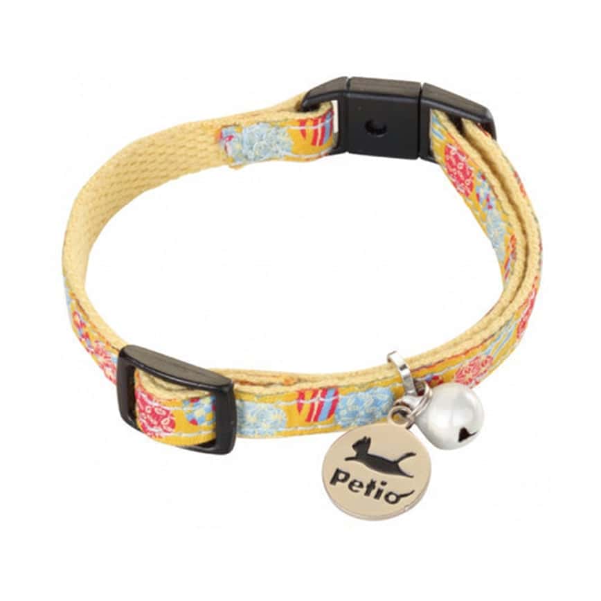 Petio 田園防走失頸帶 波波 黃色 (貓用) (91601888) (圖片2)