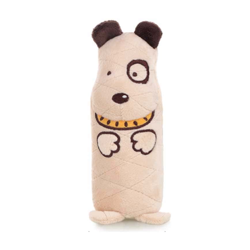 Charming Pet 嚴選狗狗訓練磨牙玩具 米色啡眼圈狗 一個 (圖片2)