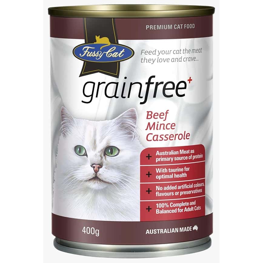 Fussy Cat 無穀物免疫罐 牛肉 400g (啡) (圖片2)