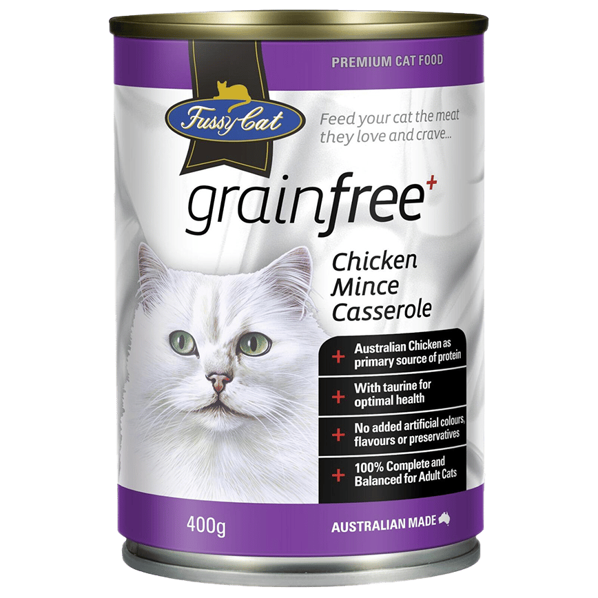 Fussy Cat 無穀物低敏罐 雞肉 400g (紫) (圖片2)