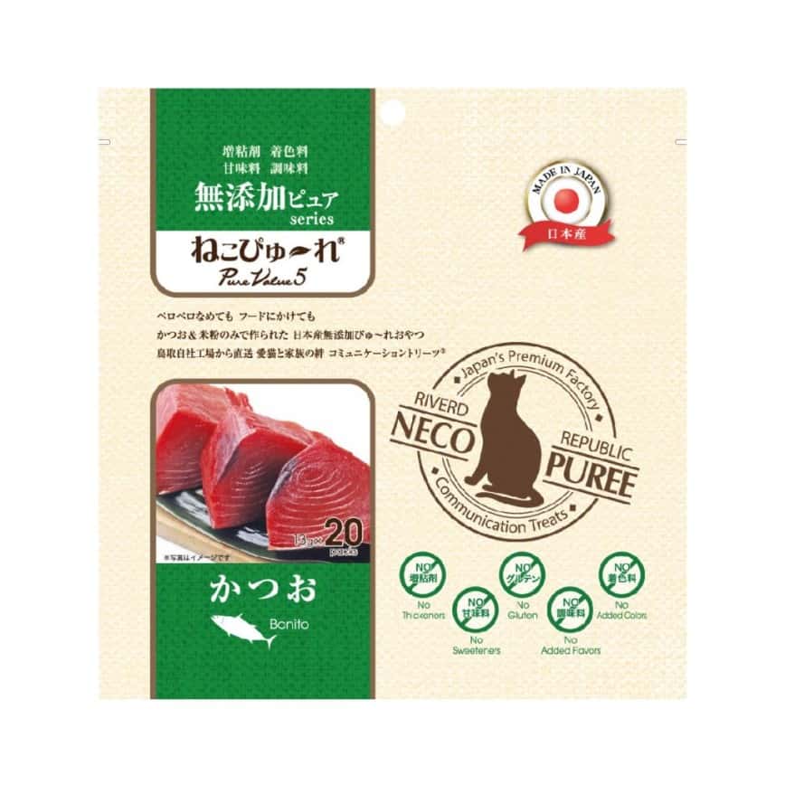 Riverd Republic 貓貓頂級無添加肉泥 鰹魚 260g (20本) (RR-492) (圖片2)