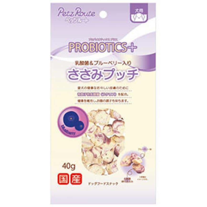 日本Petz Route 乳酸藍莓雞肉小食 40g (犬用) (圖片2)