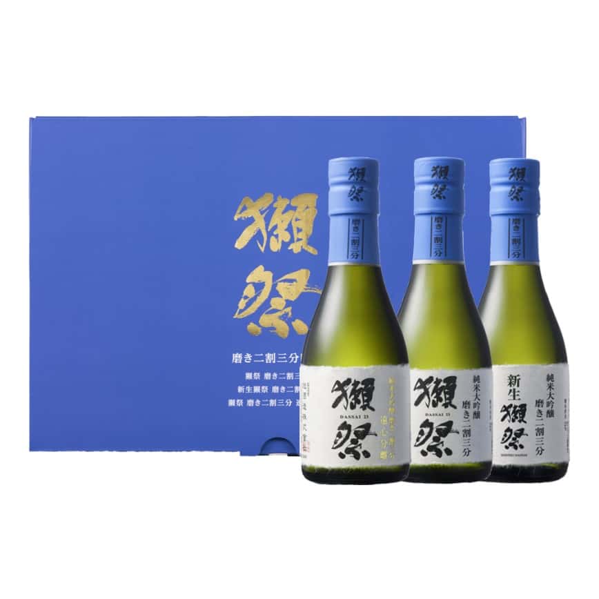 獺祭23 新生23 遠心分離23 純米大吟釀 180ml 3支套裝 (圖片2)