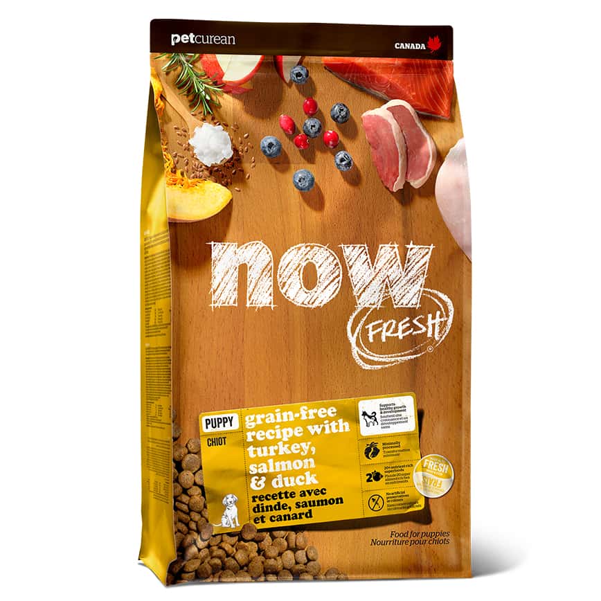 now FRESH 狗糧 無穀物狗糧 全犬幼齡配方 火雞三文魚及鴨肉 3.5lb (圖片2)