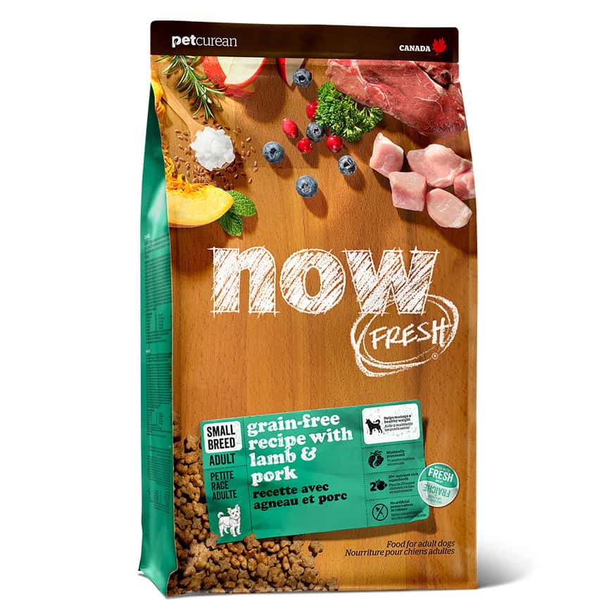 now FRESH 狗糧 無穀物狗糧 小型犬成年紅肉配方 羊肉及豬肉 3.5lb (新舊包裝隨機) (2304404) (TBS) (圖片2)