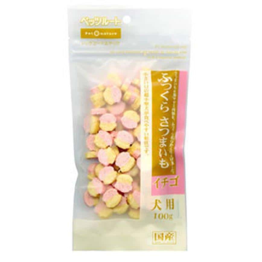 日本Petz Route 軟蕃薯小食 草莓味 100g (犬用) (圖片2)